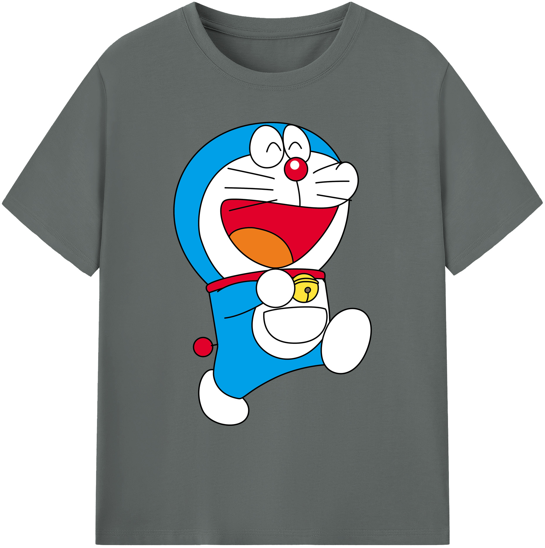（画像用） ドラえもん Doraemon 綿100％ メンズ半袖Tシャツ｜肌触りやわらか＆通気性